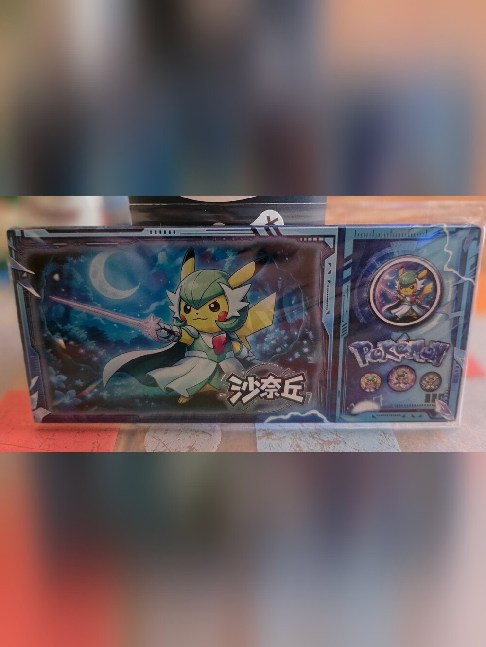 Pokemon Pikachu Dressed Up As Gardevoir Acrylic Ticket